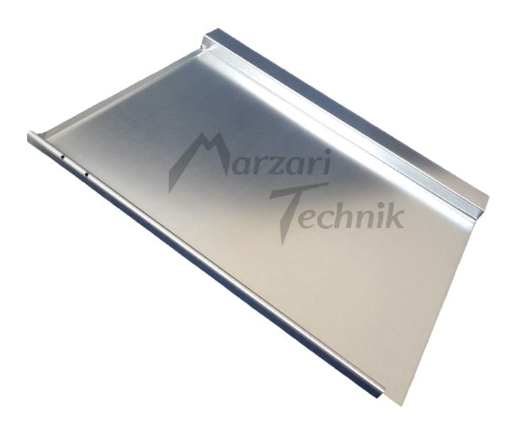 MARZARI - Metallersatzplatte für den Betondachst 33x42 cm RAL8004