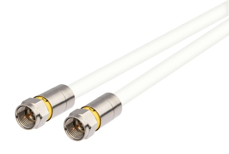 KATHREIN - Anschlusskabel 0.3m Schirmung 105dB Kl:A+ F-Stecker schraubb