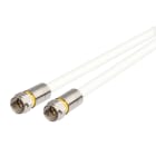 KATHREIN - Anschlusskabel 0.3m Schirmung 105dB Kl:A+ F-Stecker schraubb