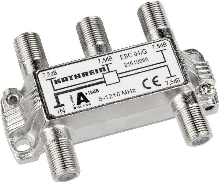 KATHREIN - Verteiler 4-fach 5-1218MHz F-Stecker