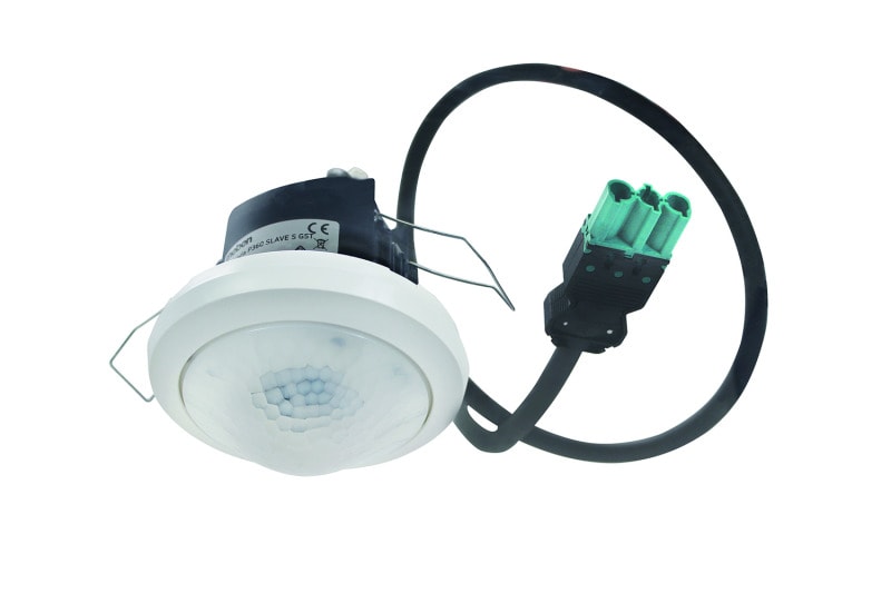 THEBEN AG - Präsenzmelder (PIR), mit Kabel und Wieland GST18 Steckern, Erfassungsbereich 24 m, 1 Secondary-Ausgang