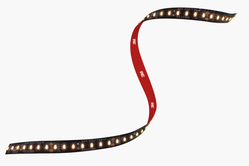 SMARTLED - LED Stripe 24V 12W/m Warmweiß 3000K 1000lm/m IP65 CRI>90