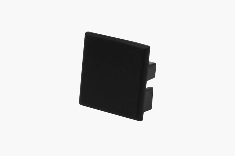 SMARTLED - Endkappe schwarz für LED Profil VERSALLES ohne Kabelauslass