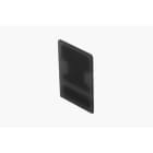 SMARTLED - U-Endkappe schwarz f. LED Profil VERSALLES ohne Kabelauslass