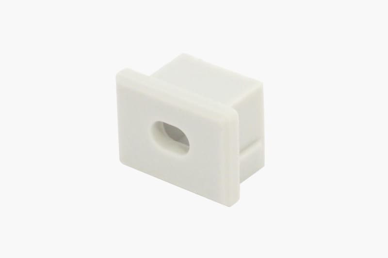 SMARTLED - PVC Endkappe für LED Profil PDS4-ALU mit Kabelauslass