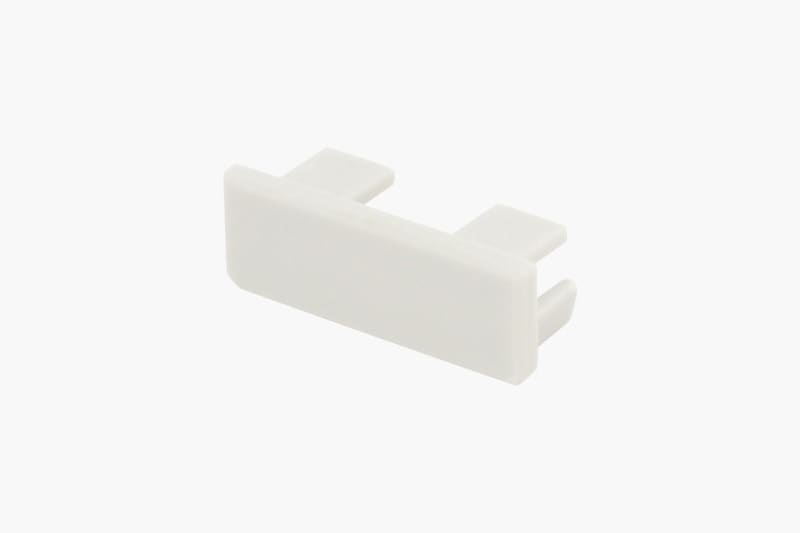 SMARTLED - PVC Endkappe für LED Profil GIZA ohne Kabelauslass