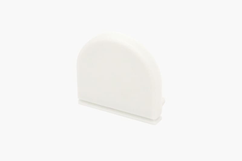 SMARTLED - PVC Endkappe GIL für LED Profil GIZA ohne Kabelauslass