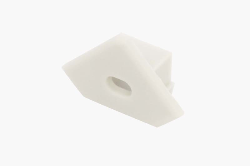 SMARTLED - PVC Endkappe für LED Profil 45 Alu mit Kabelauslass