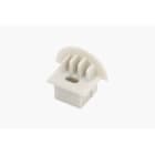 SMARTLED - PVC Endkappe für LED Profil PDS4-K mit Kabelauslass