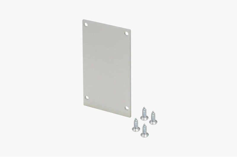 SMARTLED - ALU Endkappe für LED Profil MUNICH Slim ohne Kabelauslass