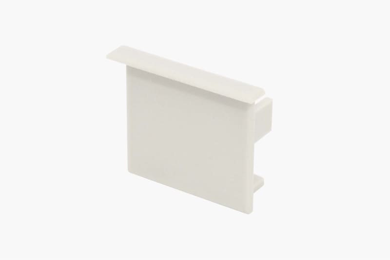 SMARTLED - PVC Endkappe für LED Profil LOKOM ohne Kabelauslass