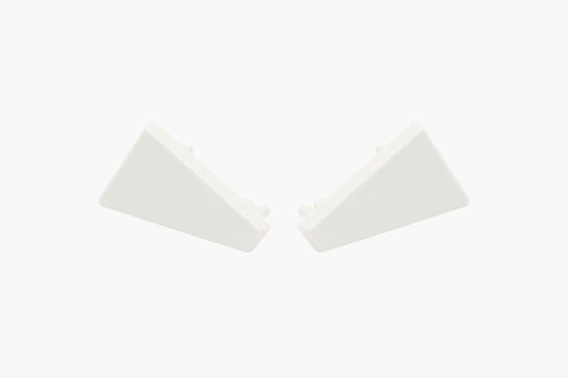 SMARTLED - Endkappe L+R WS für LED Profil ESQUINA ohne Kabelauslass
