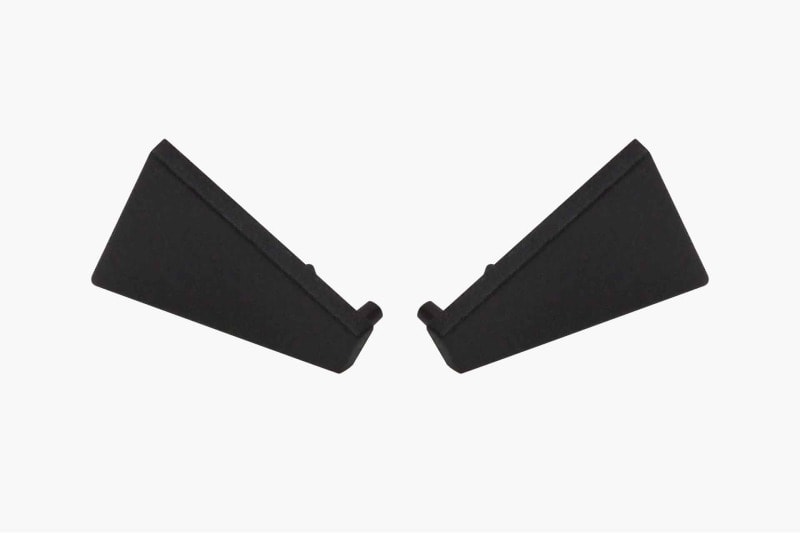 SMARTLED - Endkappe L+R schwarz für Profil ESQUINA XL ohne Kabelauslass