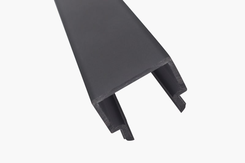 SMARTLED - LED Profil U-Cover XL Opal 2m schwarz
