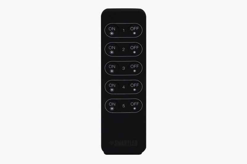 SMARTLED - 5 Kanal Funk Fernbedienung Monchrom SR-2801