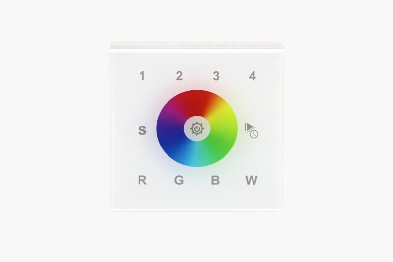 SMARTLED - 4 Zonen Funk Wandcontroller RGBW WS SR-2820