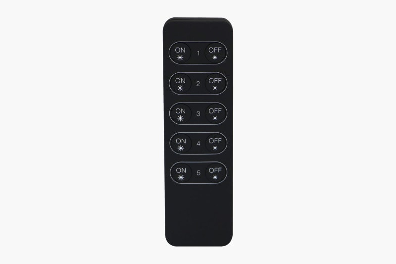 SMARTLED - 5 Kanal Funk Fernbedienung Monchrom SR-2833K5