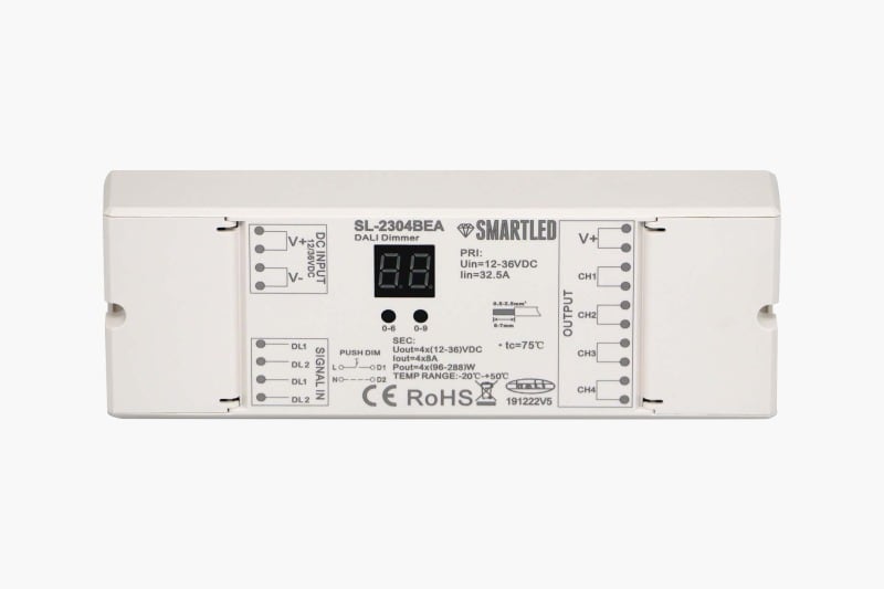 SMARTLED - LED Dali Dimmer 4 x 8A SL-2304BEA