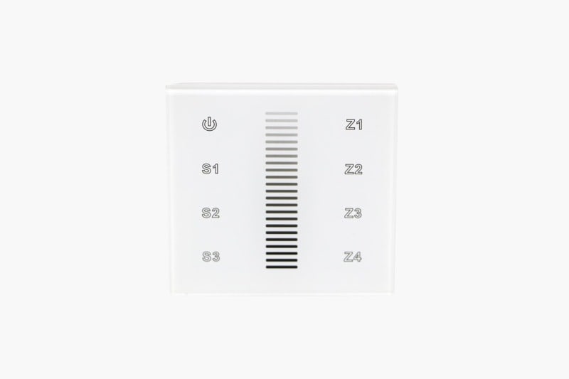 SMARTLED - 4 Zonen DALI Wandcontroller Monochrom WS SL-2300DIM