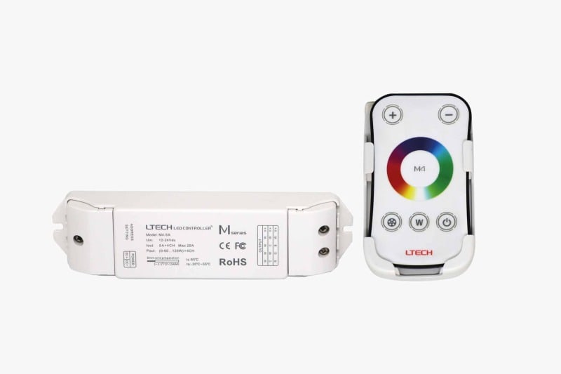 SMARTLED - LED Mini Funk Dimmer Set RGBW 4 x 5A M4-M4
