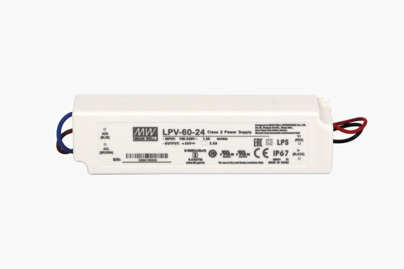 SMARTLED - MEANWELL Schaltnetzteil IP67 24VDC - 60W