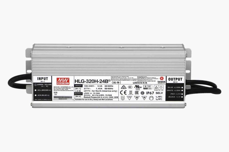 SMARTLED - MEANWELL Schaltnetzteil IP67 24VDC - 320W Dim.
