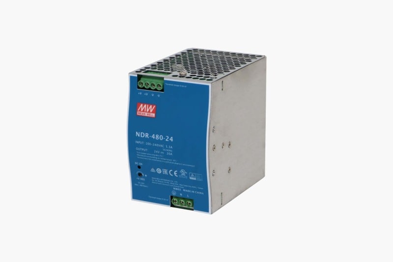 SMARTLED - MEANWELL HUTSCHIENEN Schaltnetzteil 24VDC - 480W