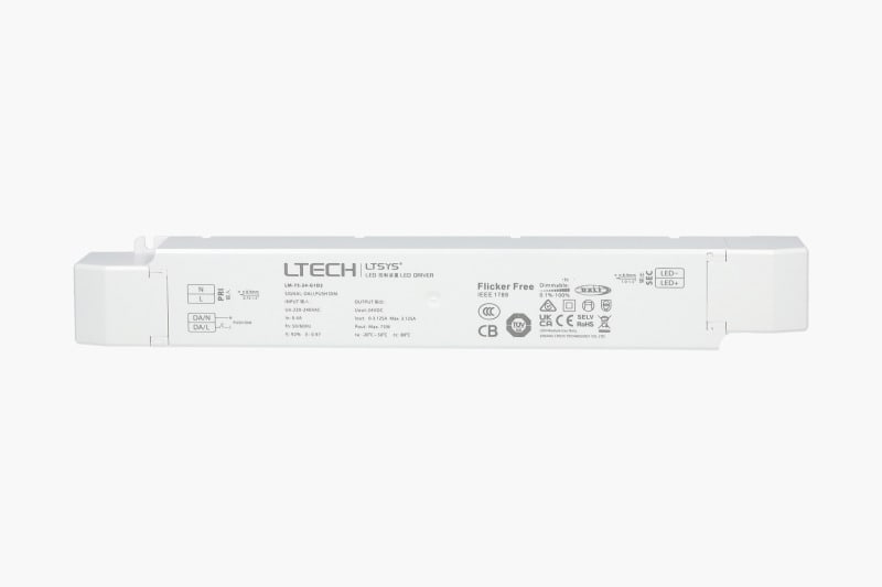 SMARTLED - integriertes Netzteil, Push Dim 230VAC, DALI DT-6