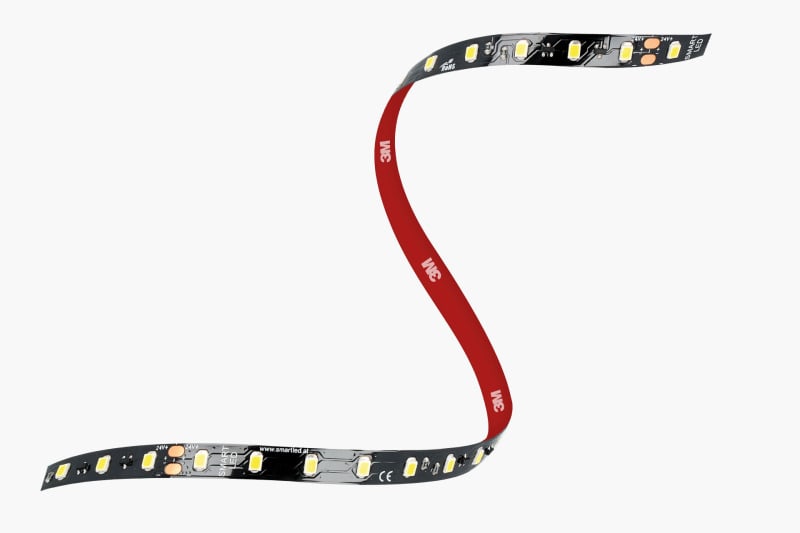 SMARTLED - 24VDC, 2,4W/m, 3000K, 480lm/m, 5m/Rolle