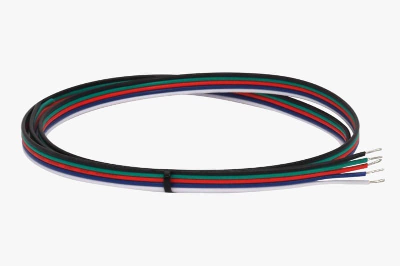 SMARTLED - Flexibles RGBW-Flachbandkabel 5x0,3mm², 5-polig.