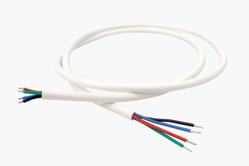 SMARTLED - SILIKON-KABEL 4X0,50MM² F. FLEXI - 4-polig