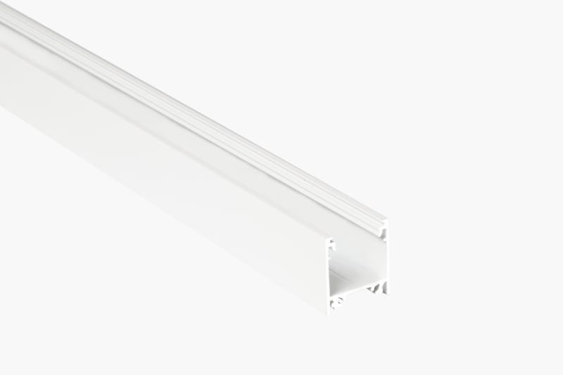 SMARTLED - ALUMINIUM LED PROFIL LENEO 3M WEIß - weiß lackiert