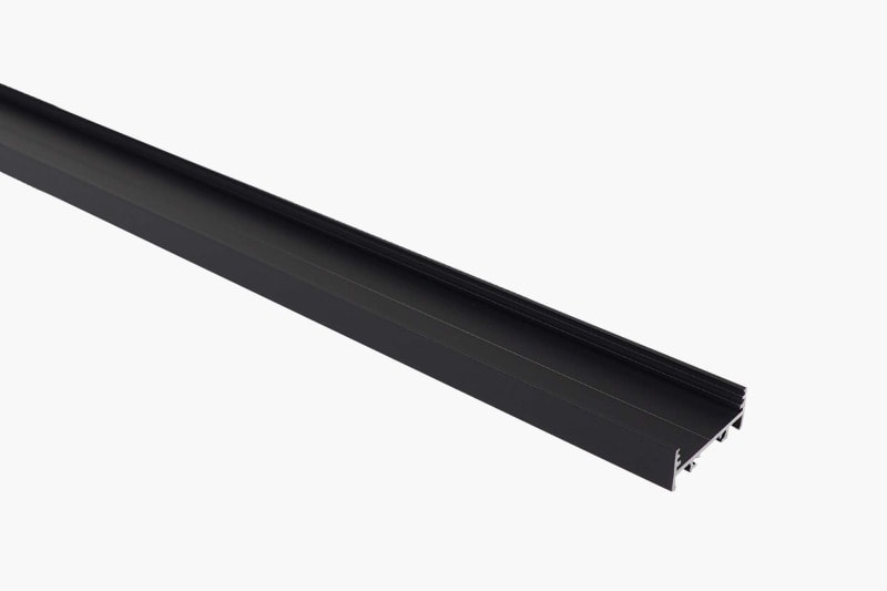 SMARTLED - ALUMINIUM LED PROFIL VAREO SLIM 3M SCHWARZ - schwarz eloxiert