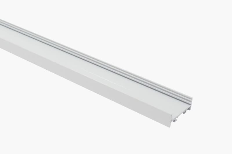 SMARTLED - ALUMINIUM LED PROFIL VAREO SLIM 3M WEIß - weiß lackiert