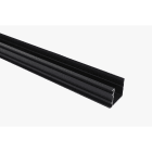 SMARTLED - ALUMINIUM LED PROFIL VAREO SIDE 3M SCHWARZ - schwarz eloxiert