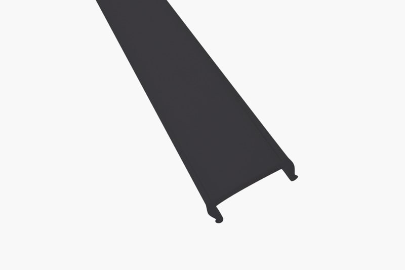 SMARTLED - ALUMINIUM LED PROFIL ESQUINA COVER SCHWARZ 3M - für Esquina schwarz
