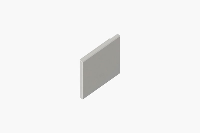 SMARTLED - ALUMINIUM LED PROFIL ENDKAPPE Z11 - R12 mit der Abdeckung C6.