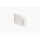 SMARTLED - ALUMINIUM LED MONTAGEPROFIL ZIEGEL PVC ENDKAPPE - ohne Kabelauslass