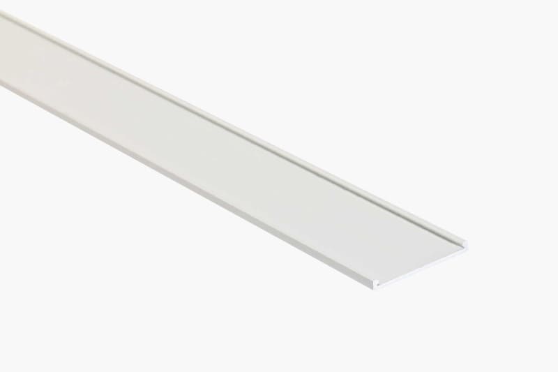 SMARTLED - weiß lackiert, Blind / Abhängplatte für Vareo Box