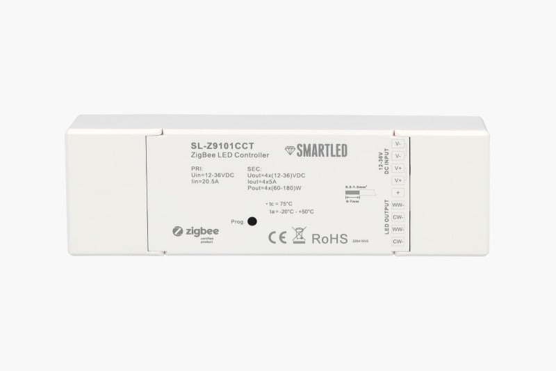 SMARTLED - SL-Z9101CCT ZIGBEE DIMMER 4X5A - Tuneable White, ZigBee 3.0 Protokoll