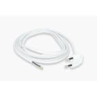 SMARTLED - EURO-WINKELSTECKER-LEITUNG - 5M - H03VVH2-F - 2x0,75mm² - weiß
