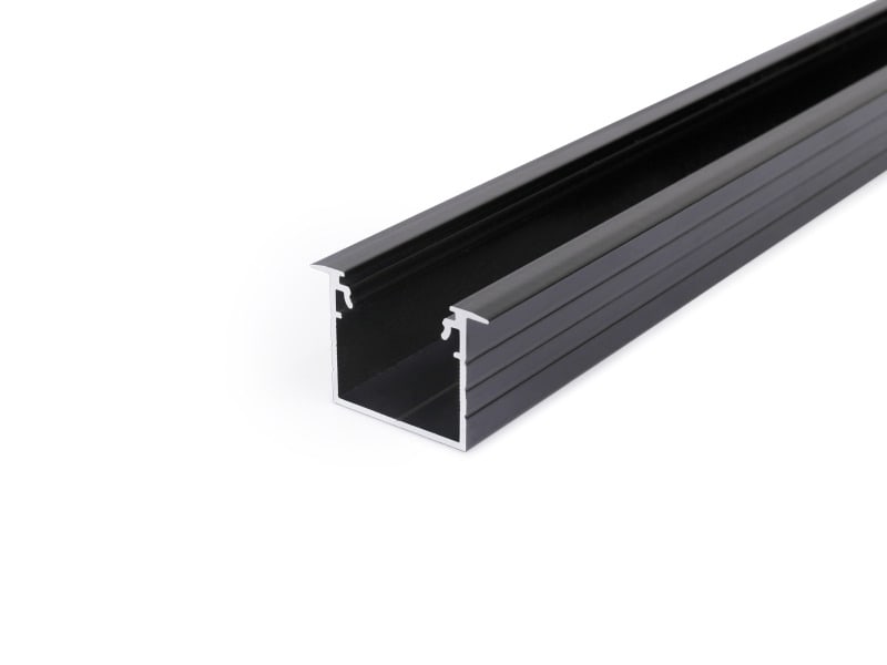 SMARTLED - ALUMINIUM LED PROFIL LADEO 3M SCHWARZ, schwarz eloxiert