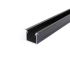 SMARTLED - ALUMINIUM LED PROFIL LADEO 3M SCHWARZ, schwarz eloxiert