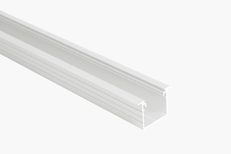 SMARTLED - ALUMINIUM LED PROFIL LADEO 3M WEIß, weiß lackiert