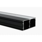 SMARTLED - TRAFOPROFIL VAREO BEAM 2M SCHWARZ, schwarz eloxiert