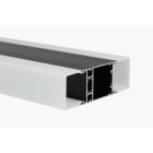 SMARTLED - TRAFOPROFIL VAREO FLOW 3M SCHWARZ, schwarz eloxiert