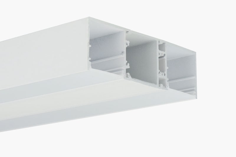 SMARTLED - TRAFOPROFIL VAREO TWIN 2M WEIß, weiß lackiert