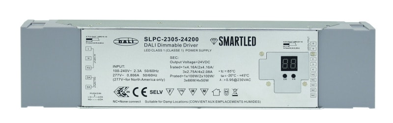 SMARTLED - integriertes Netzteil, Push Dim 230VAC, DALI DT-8