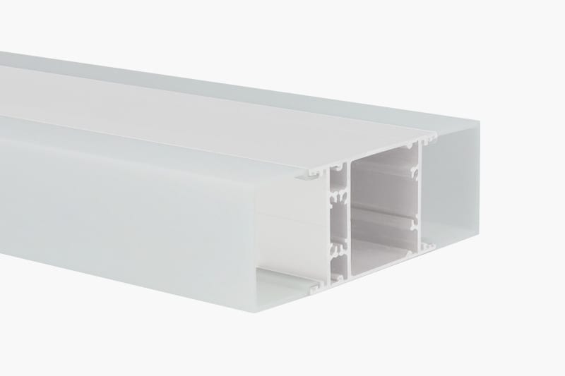 SMARTLED - TRAFOPROFIL VAREO FLOW 3M WEIß - weiß lackiert