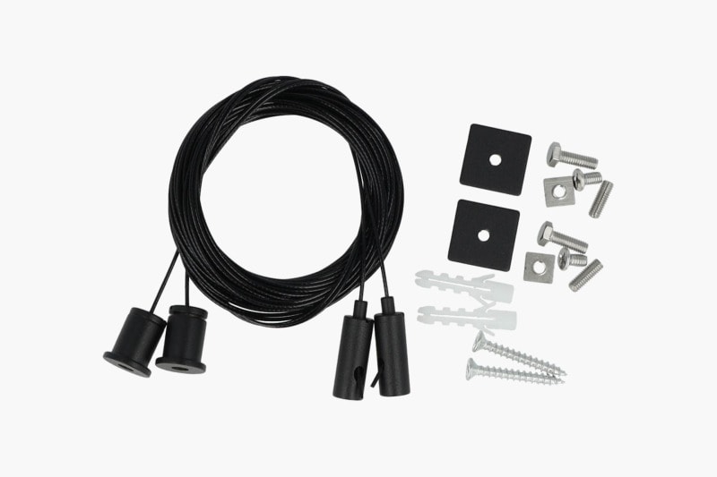 SMARTLED - SEILABHÄNGUNG 1,5M SCHWARZ - BSLPSEIL
